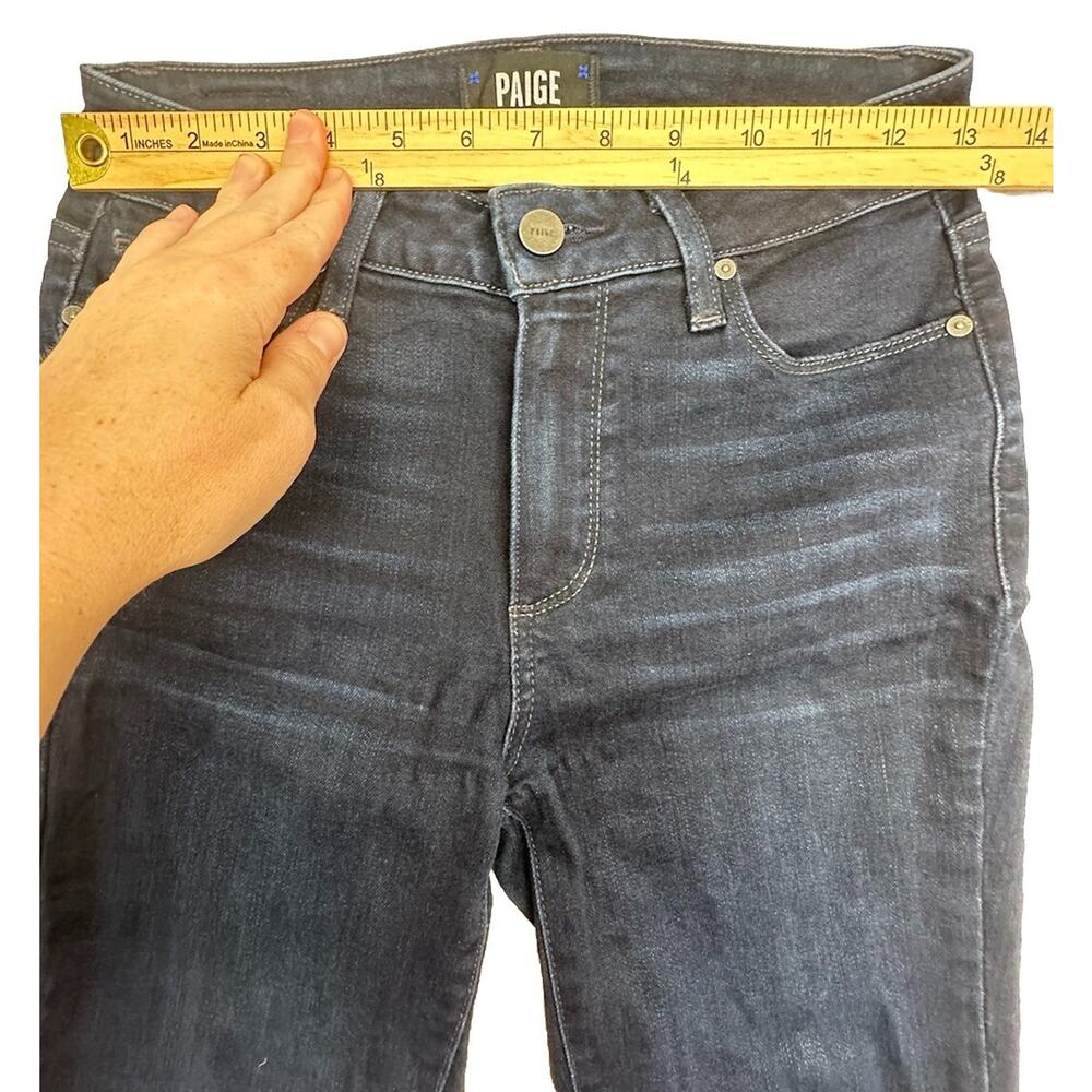 Paige Jeans Womens Size 25 Hoxton Ankle Skinny Dark Wash Blue - Picture 3 of 8